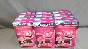 12 Pack Lot General Mills Franken Berry Breakfast Cereal, 16 oz Box Dated 04282024