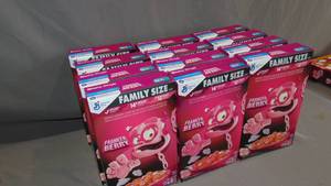 12 Pack Lot General Mills Franken Berry Breakfast Cereal, 16 oz Box Dated 04282024