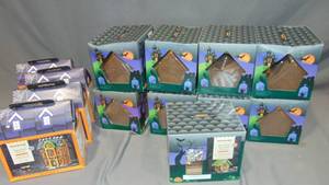 13 Pack Mixed Lot With Pre-Built Haunted House Cookie House Kit, Pre-Built Haunted House Dated 032024