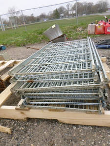 lot 27 image: 12 Hodges Stack Master Wire Decking