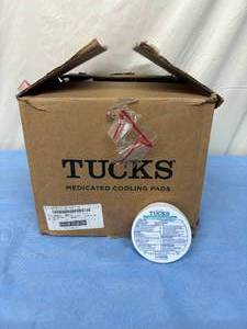 lot 80 image: MSRP $300  1 Case (72 Packages with 40 each) NEW Tucks 52041N Medicated Pads