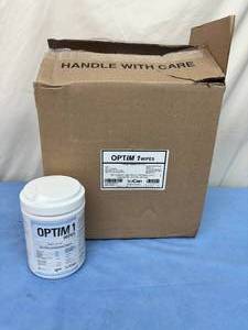 lot 89 image: Lot Of 10 NEW SciCan OPT1-W12 OPTIM 1 One-Step Disinfectant Cleaner Wipes 