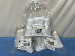 lot 15 image: MSRP $500  Lot of 3 Packages (3 each per package) NEW 3M BE-12L-3 Tychem QC Non-Latex Respirator Head Cover - Size Large White