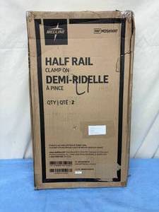 lot 17 image: 1 Case (2 each) Medline MDS89697 Home Care Bed Half Safety Rail Clamp-On 