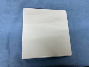 lot 27 image: Lot of 9 NEW Staples Office File Paper Work 3-Ring Binder - White 