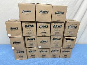 lot 32 image: 18 Boxes (100 wipes each per box) NEW Safetec 34400 5 x 8 P.A.W.S. 66.5% Ethyl Alcohol Aloe Vera Enriched Premoistened Towelettes Antimicrobial Hand Wipe - Fresh Scent