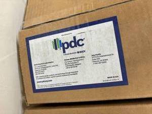 lot 62 image: 4 Cases (1000 sheets each) NEW PDC Chart Labels with Holes 