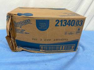 lot 64 image: 1 Case (30 boxes each) NEW Surpass 21340 8.3 x 7.8 2-Ply Facial Tissue - White 