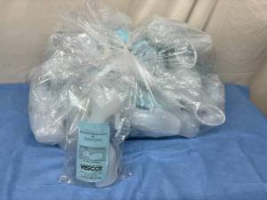 lot 65 image: MSRP $300 1 Case (36 per case) NEW Viscot 201036 Millie Female Urinal - Individually Bagged with Instruction Sheet (open box)
