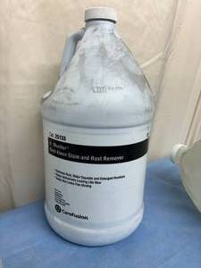 lot 160 image: CareFusion 25133 V. Mueller Kool Kleen Stain and Rust Remover and Prolystica 1C45AW 4-Liters 3-In-1 Descaler Restore Liquid Concentrate Neutralizing Detergent