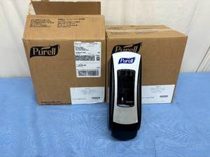 lot 161 image: Lot of 11 NEW Purell 8828-06 1200mL ADX-12 Dispenser - Chrome Black (open box)