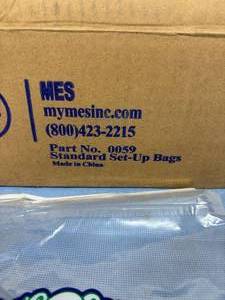 lot 168 image: 1 Case NEW MES 0059 15 x 12 Hospital Patient Property Identification Standard Set-Up Bags With Drawstrings