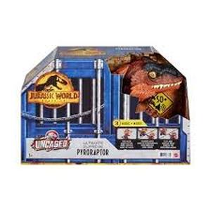 lot 34 image: Mattel Jurassic World Dominion Uncaged Ultimate Pyroraptor Dinosaur Toy