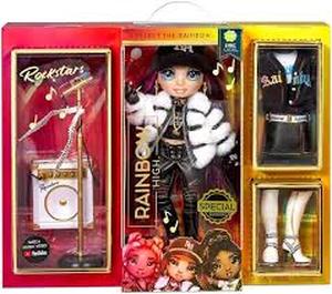 lot 71 image: Rainbow High 82545220 Rockstar Lyric Lucas Fashion Doll
