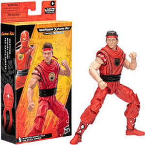 lot 63 image: Hasbro Power Rangers X Cobra Kai Lightning Collection Miguel Diaz Red Eagle Ranger 6 action figure