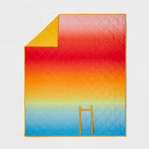 lot 88 image: 72 x 60 Gradient Picnic Blanket - Sun Squad