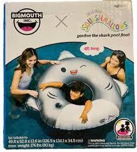 lot 97 image: Big Mouth X Squishmallows Gordon The Shark Giant Pool Float 4 ft Long