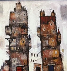 lot 131 image: Edinburghs Old Town Print