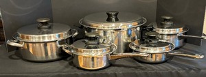 lot 139 image: Cookware including Saucepans and Stockpots