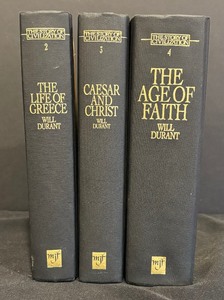 lot 306A image: 3 Volumes of The Story of Civilization by Will Durant