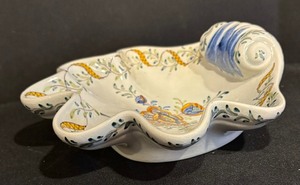 lot 192 image: Hand Painted Ashtray and Petite Dish