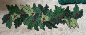 lot 373 image: Deck The Halls Lovely Christmas Decorations including a Scandinavian Table Linen