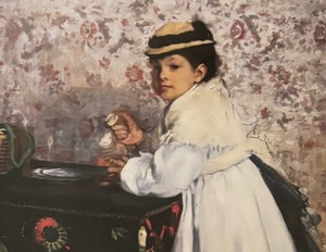 lot 405 image: Portrait of a Child Print by Edgar Degas