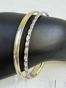 lot 196B image: Sterling Silver Bracelets and Earrings