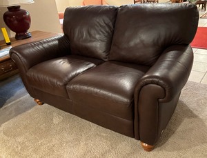 lot 7 image: Lovely Italsofa Loveseat  Sofa  Couch