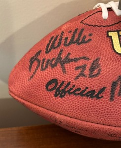 lot 195B image: Autographed Football