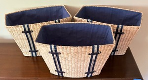 lot 418 image: Trio of Organizational Baskets