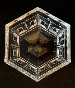 lot 231 image: Rosenthal Domus Crystal Glass Hexagon 5 Bowl