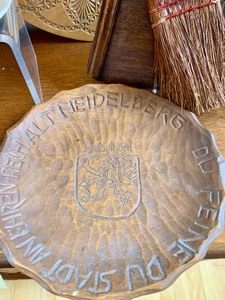 lot 160 image: Decorative Wood Serving Pieces and More