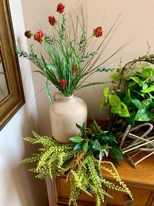 lot 159 image: Fantastic Faux Flowers and Greenery