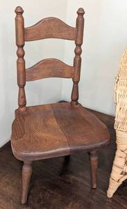 lot 310A image: Pair of Vintage Childrens Chairs