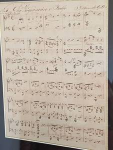 lot 109 image: Pair of Framed Sheet Music Prints
