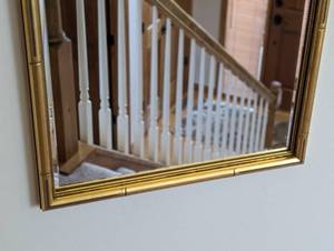 lot 233A image: Vintage Gold Wall Mirror