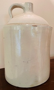 Antique American 5 Gallon Whisky Jug  Stoneware Crock