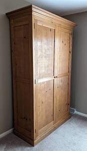 lot 11 image: Large Pine Armoire