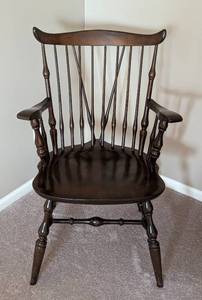 lot 82A image: Nichols and Stone Windsor Back Armchair