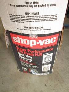 10-gallon 1.75 peak hp Shop vac wit...