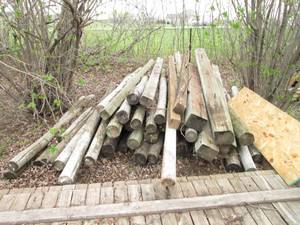 Lot of round and square Treated pos...