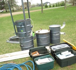 Commercial vacuum system, includes ...