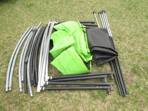 Full size yard trampoline with all ...