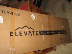 Elevate steel adjustable ladder rac...