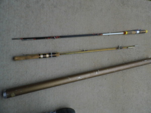 Vintage Heddon Cylinder Fishing Rod Case