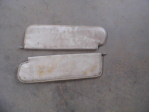 Vintage white leather automotive vi...