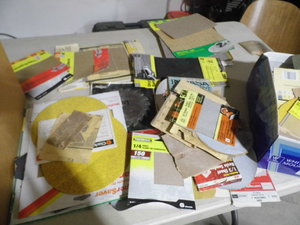 Large shoebox with a large assortme...