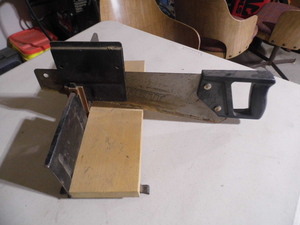 Miter Box and Saw...
