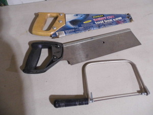 Assortment of hand saws...